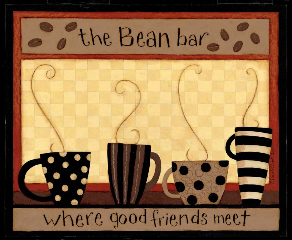 Coffee Bean Bar art print by Dan DiPaolo for $57.95 CAD