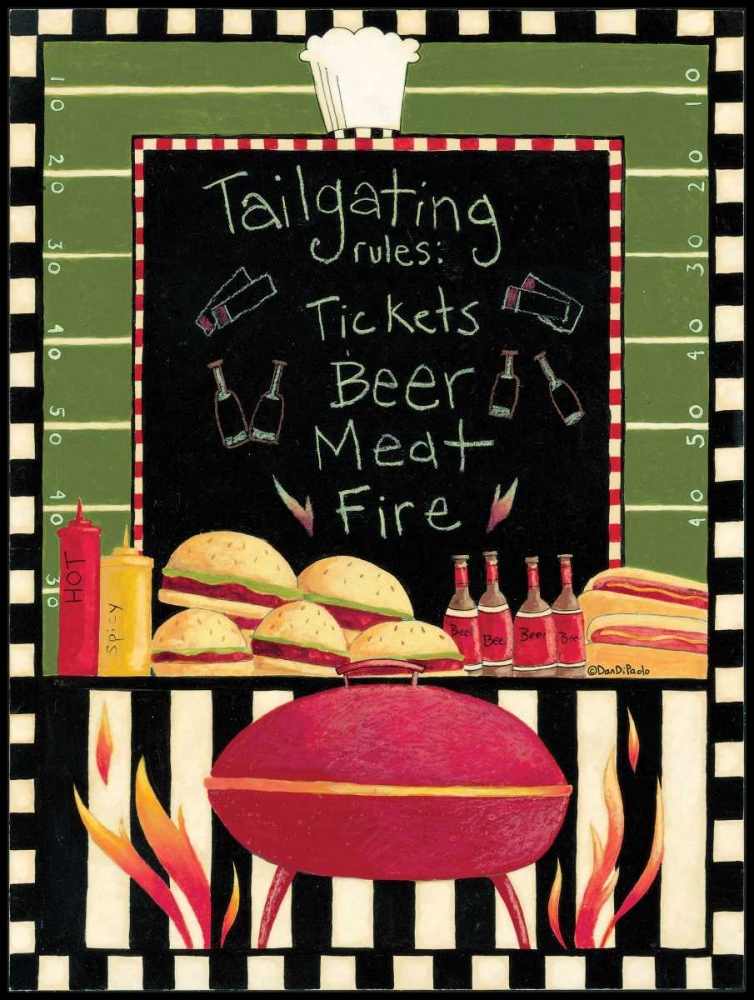 Tailgating art print by Dan DiPaolo for $57.95 CAD