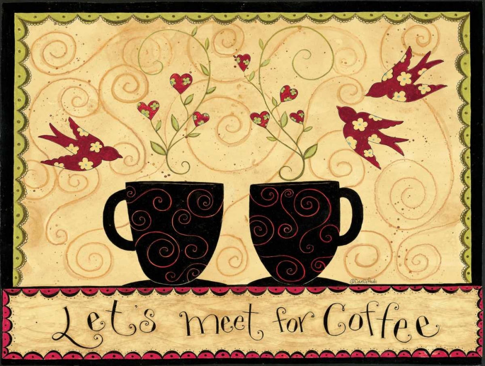 Meet For Coffee art print by Dan DiPaolo for $57.95 CAD