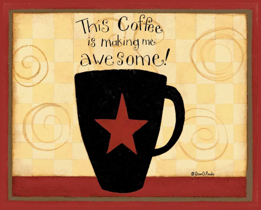 Latte Awesome art print by Dan DiPaolo for $57.95 CAD