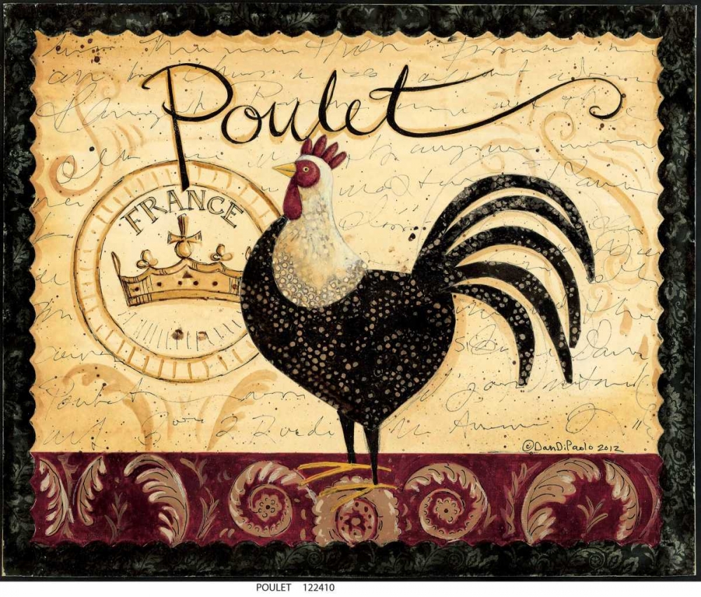 Poulet art print by Dan DiPaolo for $57.95 CAD
