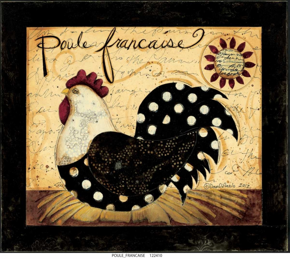 Poulet France art print by Dan DiPaolo for $57.95 CAD