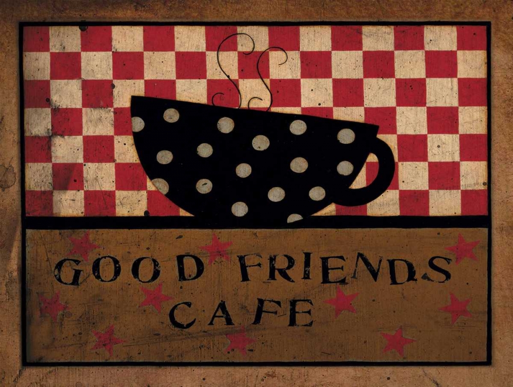 Friends And Coffee art print by Dan DiPaolo for $57.95 CAD