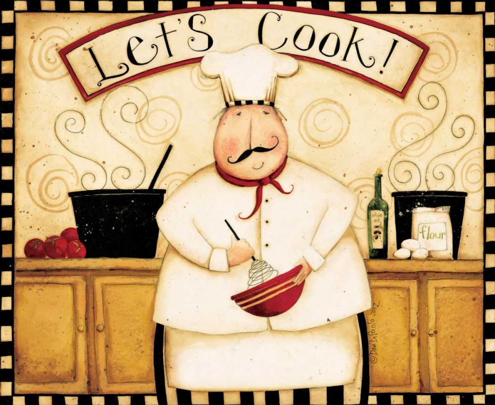 Cook With Me art print by Dan DiPaolo for $57.95 CAD