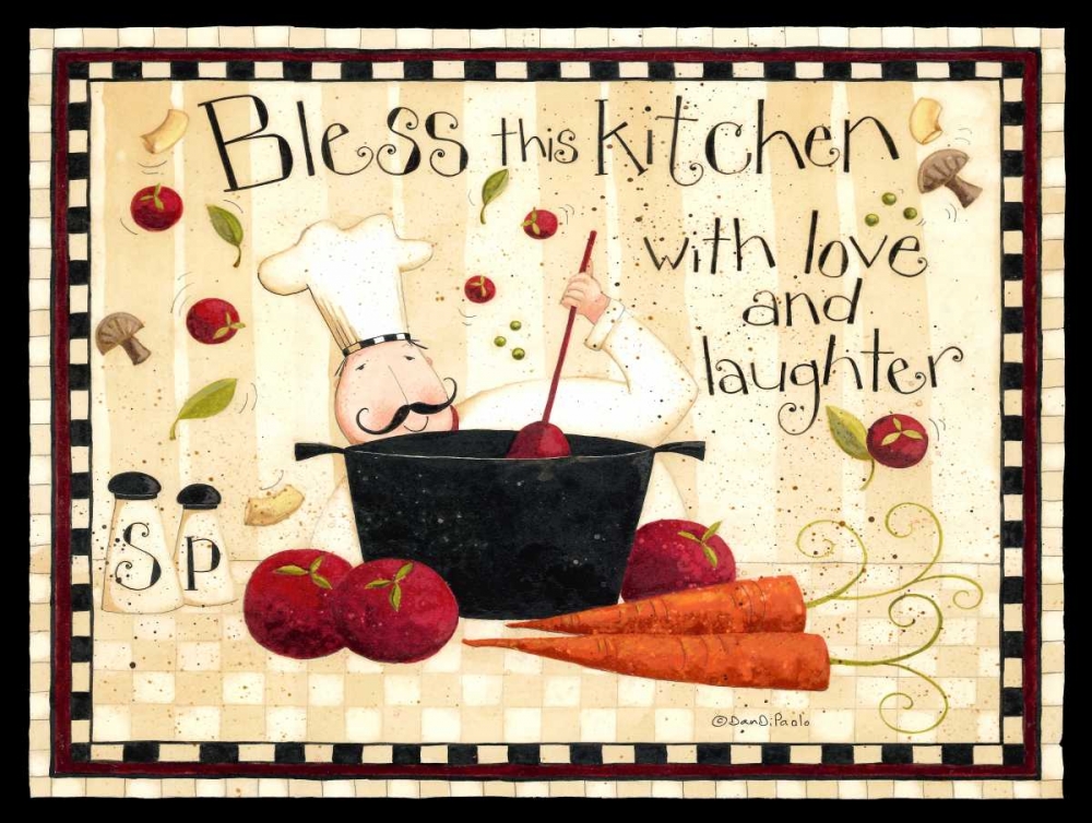 Bless This Kitchen art print by Dan DiPaolo for $57.95 CAD