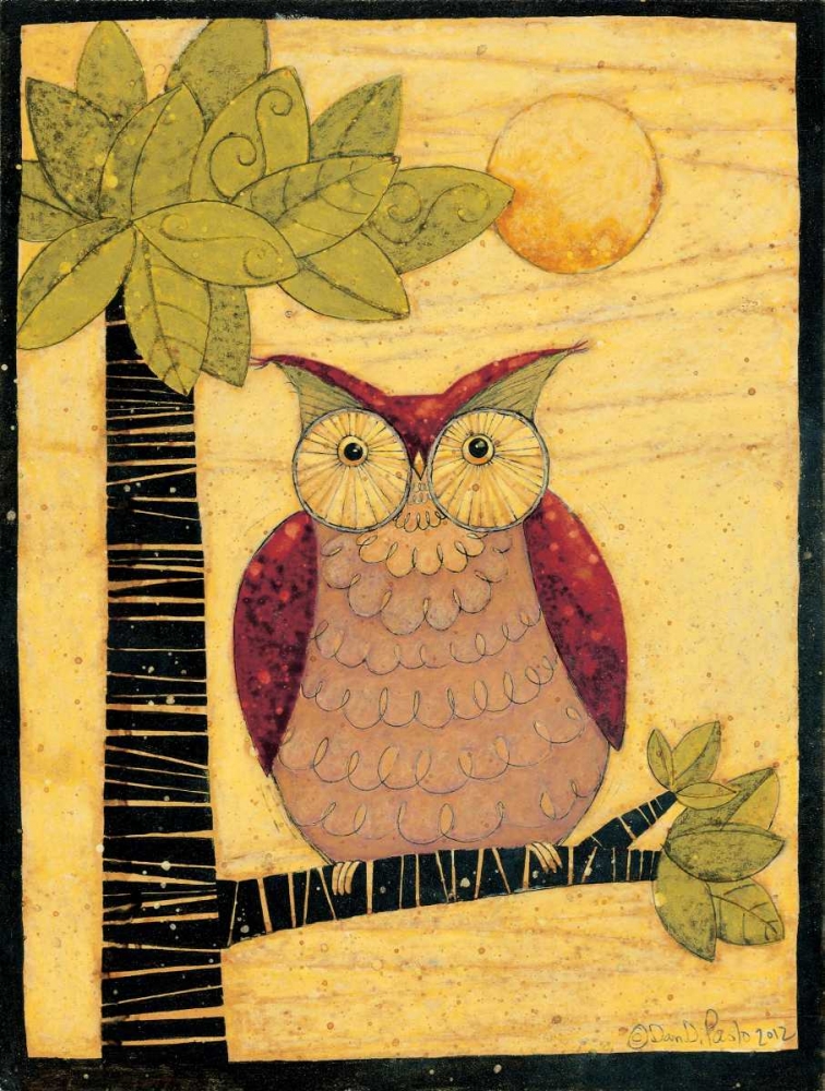 Owl art print by Dan DiPaolo for $57.95 CAD