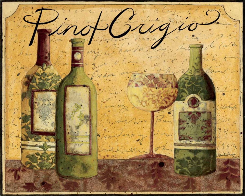 Pinot Grigio art print by Dan DiPaolo for $57.95 CAD