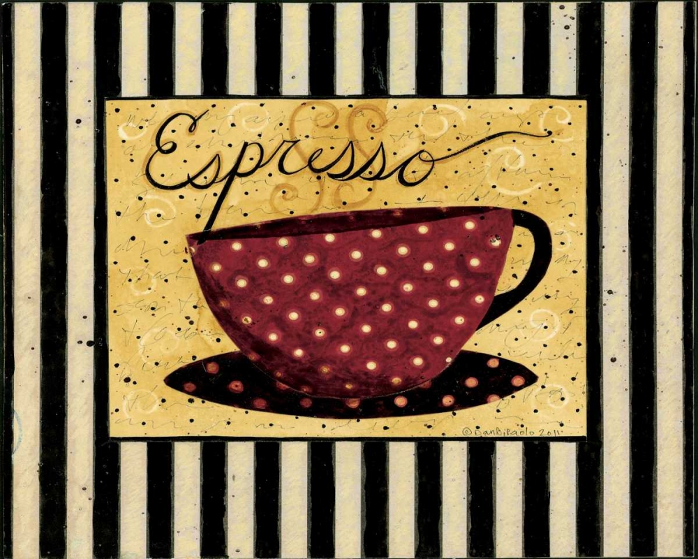 Espresso Stripes art print by Dan DiPaolo for $57.95 CAD