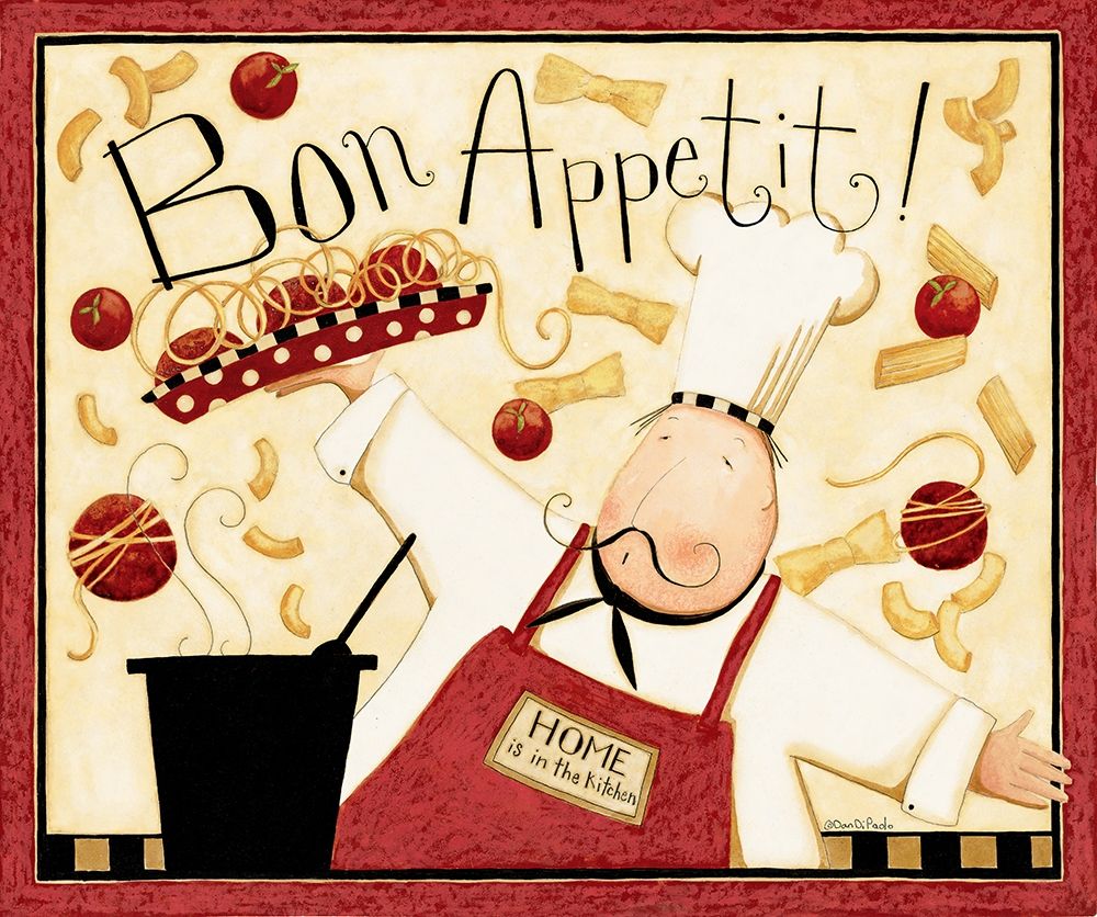 Cooks Bon Appetit art print by Dan DiPaolo for $57.95 CAD