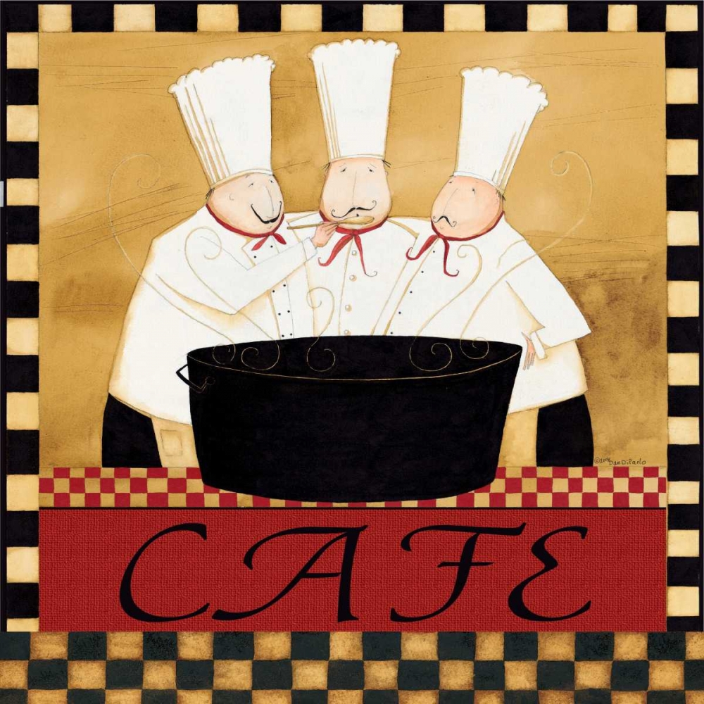 Cafe Chefs art print by Dan DiPaolo for $57.95 CAD