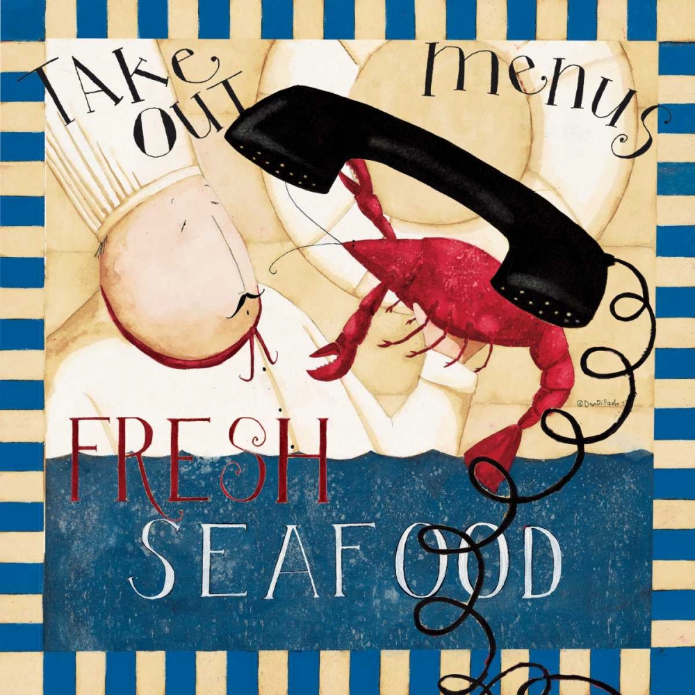 Order Seafood art print by Dan DiPaolo for $57.95 CAD