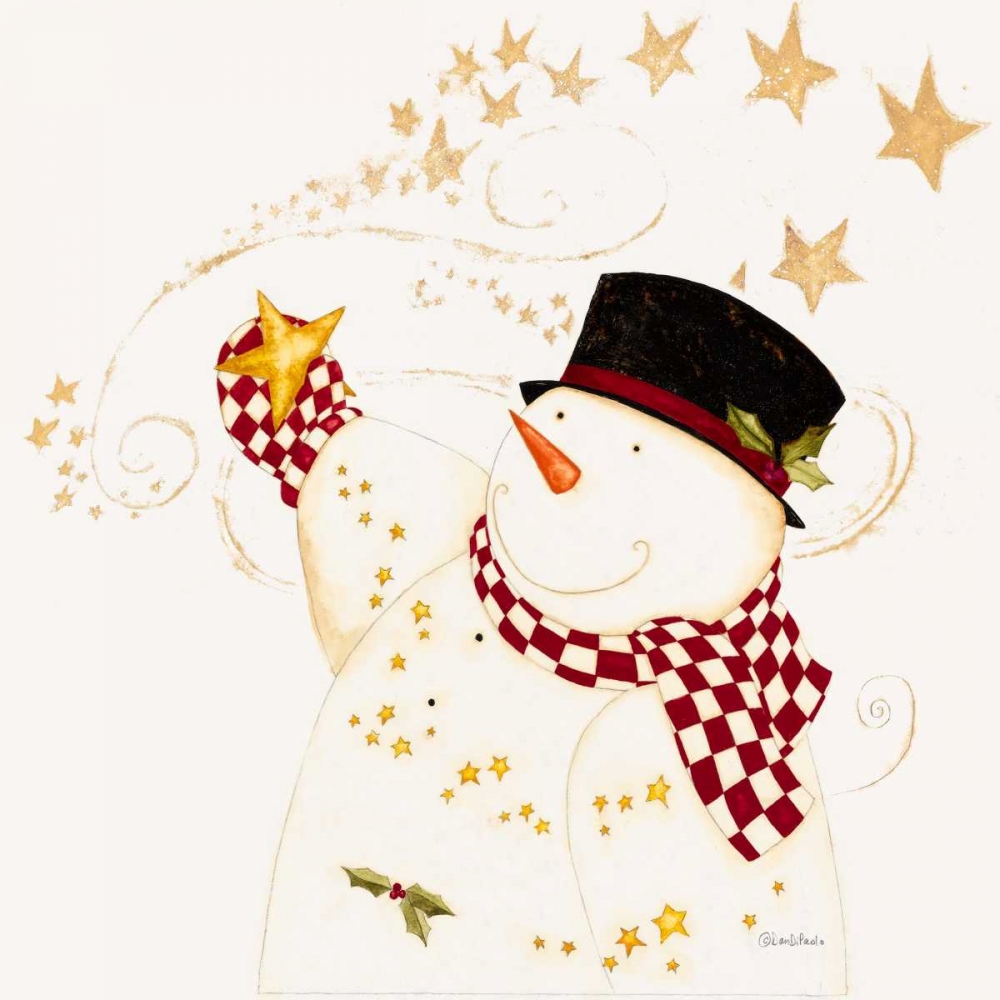 Believe In Snowman art print by Dan DiPaolo for $57.95 CAD