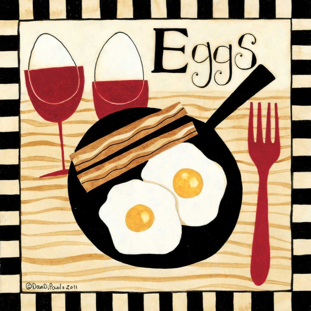 Breakfast Eggs art print by Dan DiPaolo for $57.95 CAD