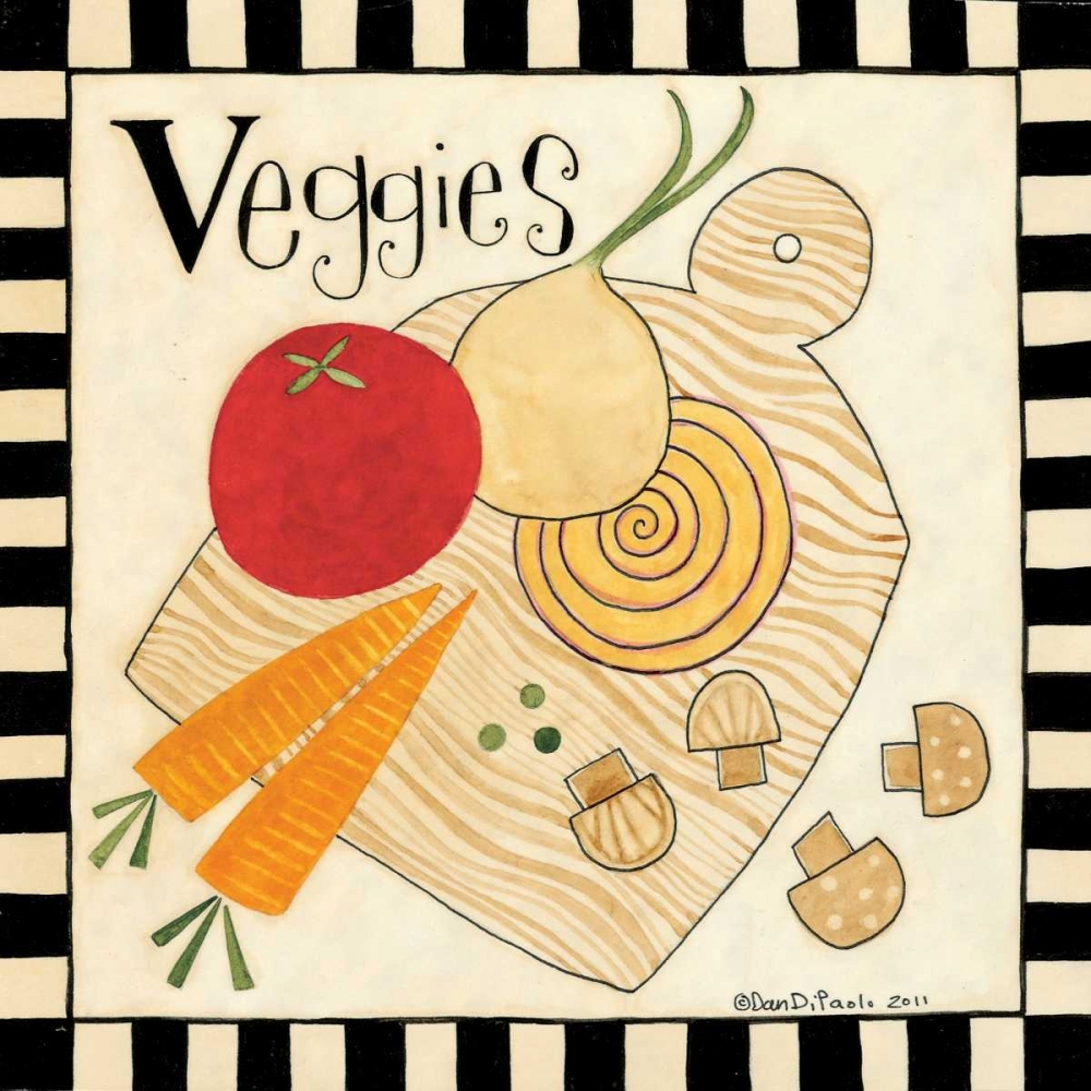 Veggie Delight art print by Dan DiPaolo for $57.95 CAD