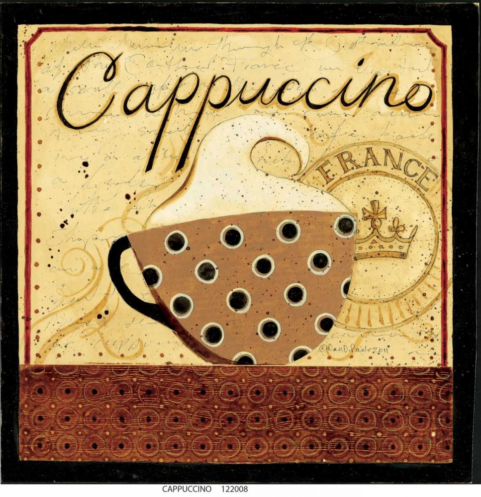 Cappuccino art print by Dan DiPaolo for $57.95 CAD