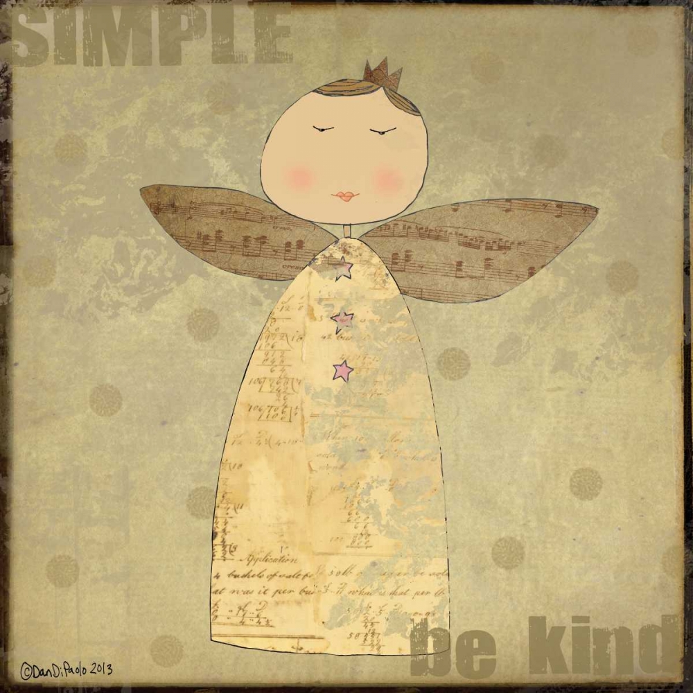 Simple Angel 5 art print by Dan DiPaolo for $57.95 CAD