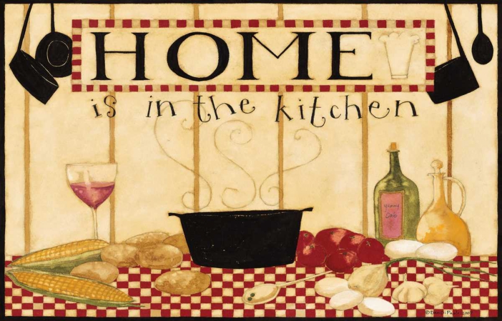 Home Is In The Kitchen 2 art print by Dan DiPaolo for $57.95 CAD