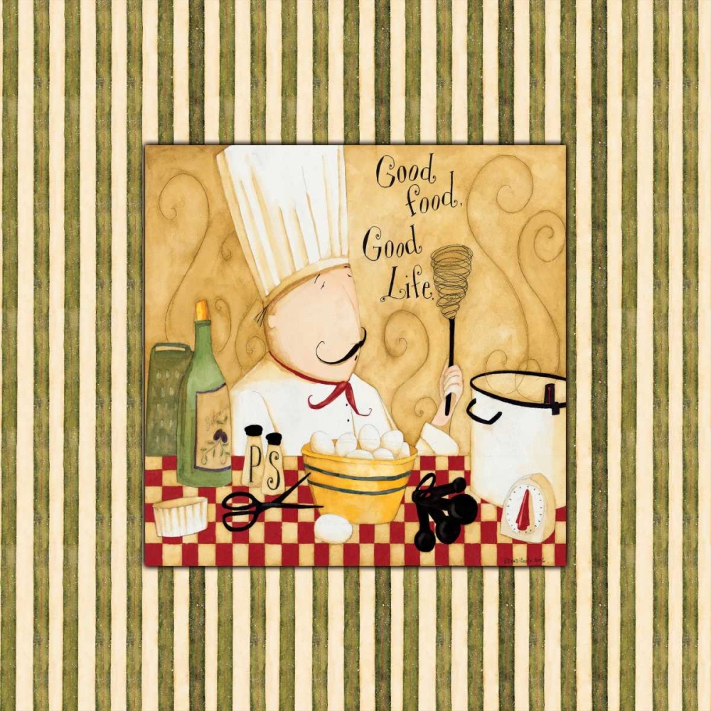 Good Food Stripes art print by Dan DiPaolo for $57.95 CAD