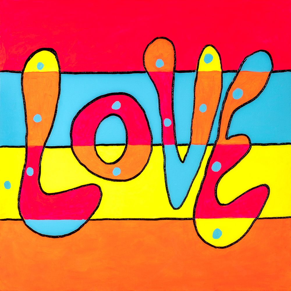 Dotty Love 2 art print by David Dayan Fisher for $57.95 CAD