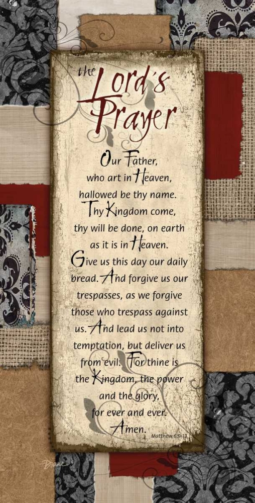 Patchwork Lords Prayer Spice art print by Diane Stimson for $57.95 CAD