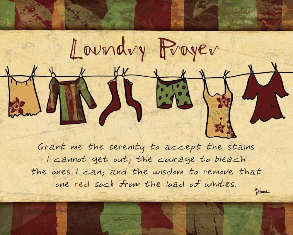 Laundry Prayer Spice art print by Diane Stimson for $57.95 CAD