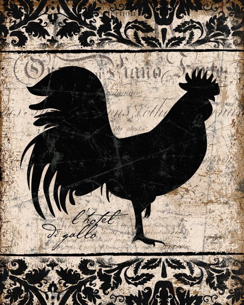 Black Rooster 1 art print by Diane Stimson for $57.95 CAD