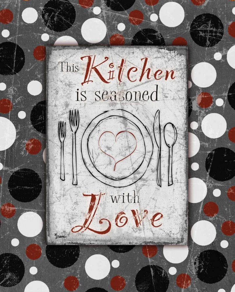 Kitchen Love Grey art print by Diane Stimson for $57.95 CAD