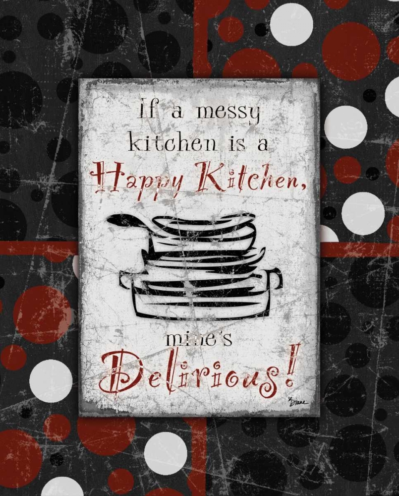 Kitchen Delirious Grey art print by Diane Stimson for $57.95 CAD
