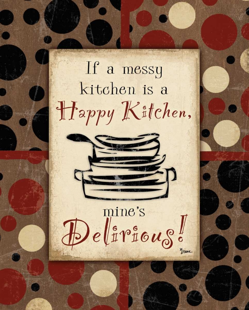Kitchen Delirious Brown art print by Diane Stimson for $57.95 CAD