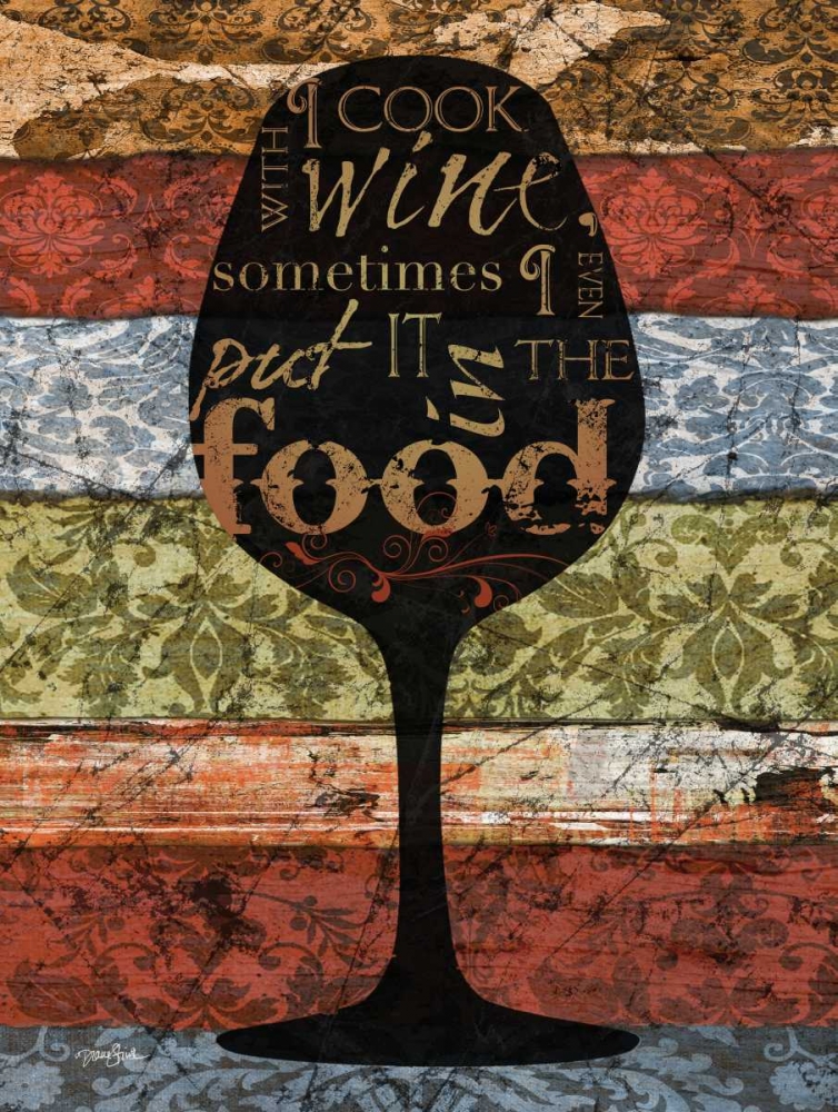 Cook With Wine art print by Diane Stimson for $57.95 CAD