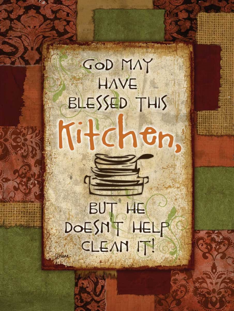 Patch Work Blessed art print by Diane Stimson for $57.95 CAD