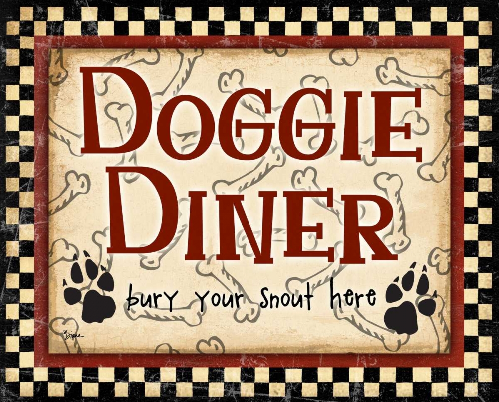 Doggie Diner art print by Diane Stimson for $57.95 CAD