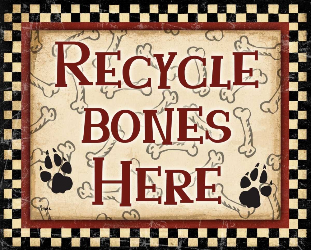 Recycle Bones art print by Diane Stimson for $57.95 CAD