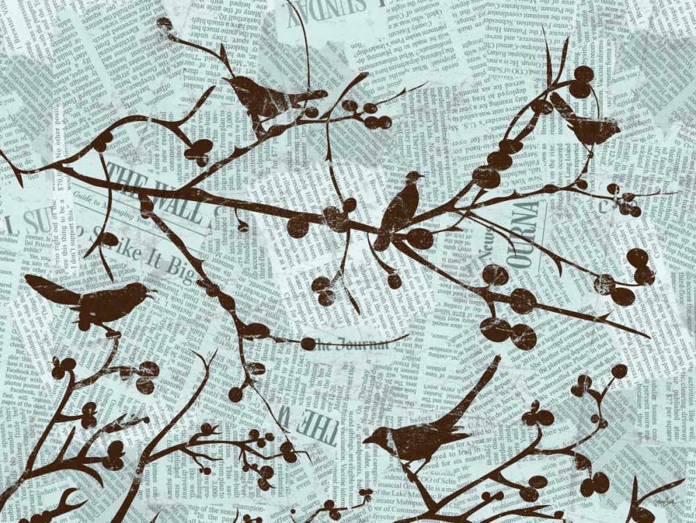 Bird Branches art print by Diane Stimson for $57.95 CAD