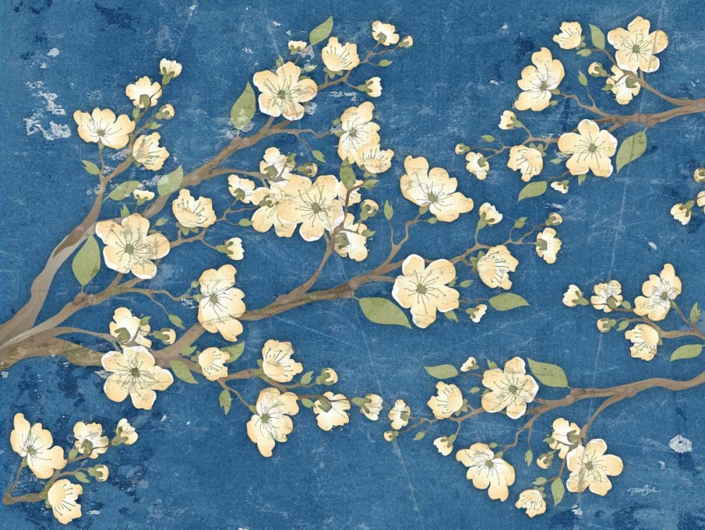 Cherry Blossoms Blue art print by Diane Stimson for $57.95 CAD