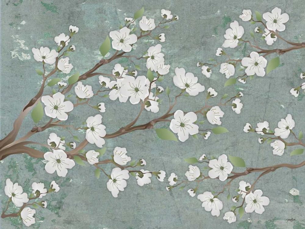 Cherry Blossoms Gray art print by Diane Stimson for $57.95 CAD