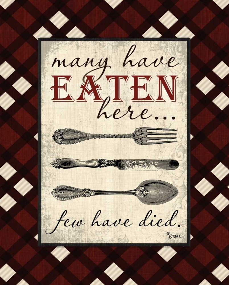 Eaten Here art print by Diane Stimson for $57.95 CAD