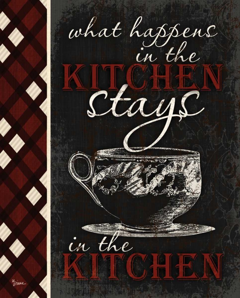 Stays In Kitchen art print by Diane Stimson for $57.95 CAD