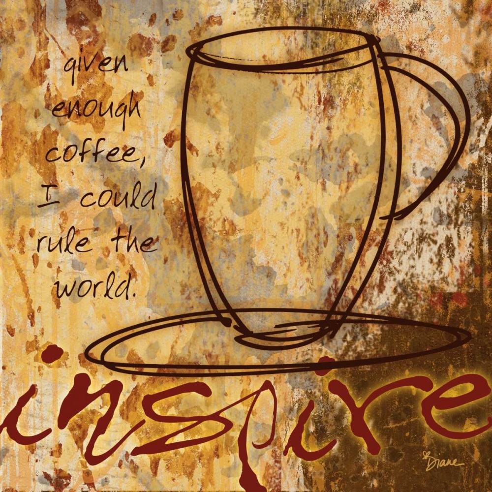 Inspire Brown art print by Diane Stimson for $57.95 CAD
