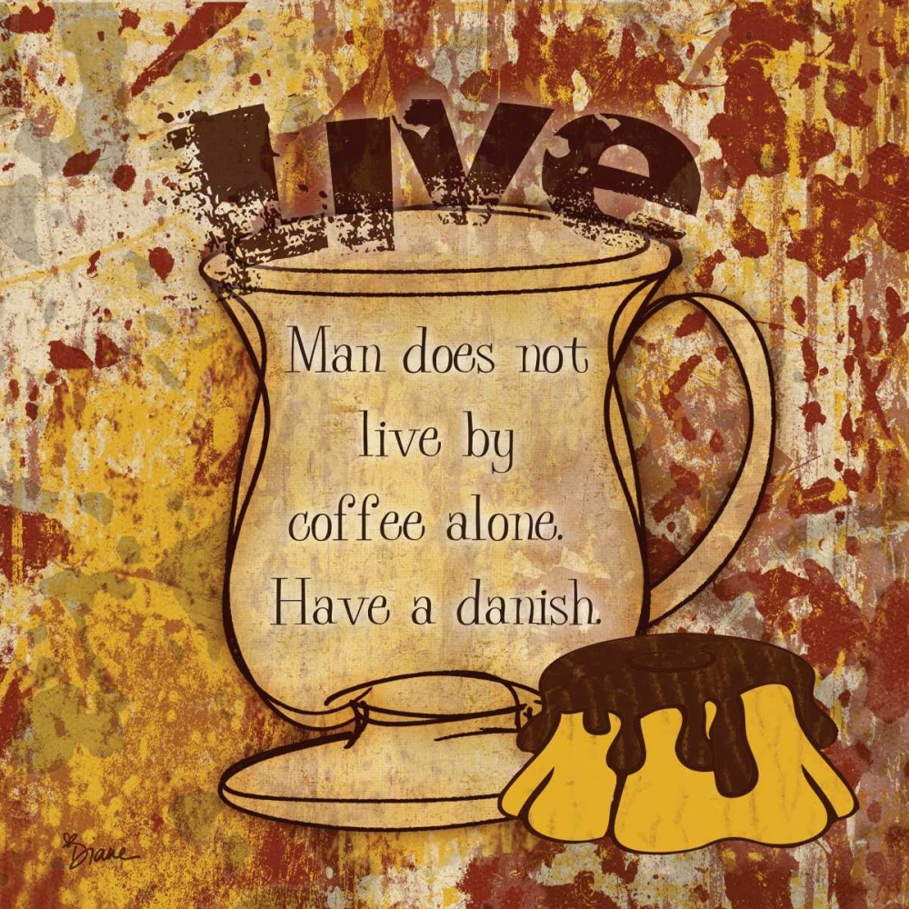 Live Coffee art print by Diane Stimson for $57.95 CAD