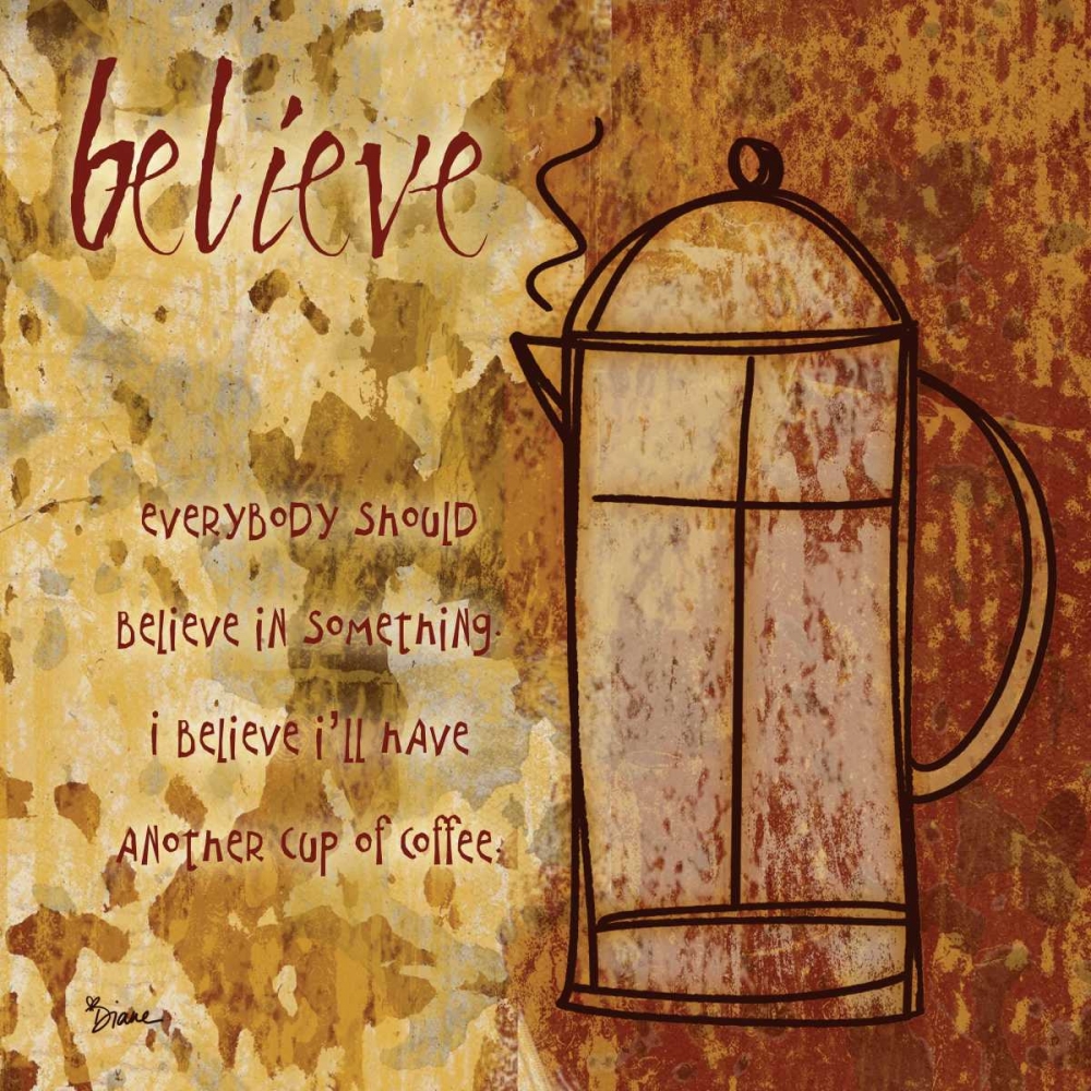 Believe Carafe art print by Diane Stimson for $57.95 CAD