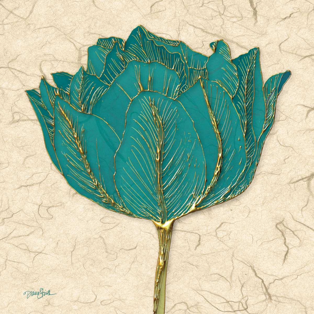 Teal Tulip art print by Diane Stimson for $57.95 CAD