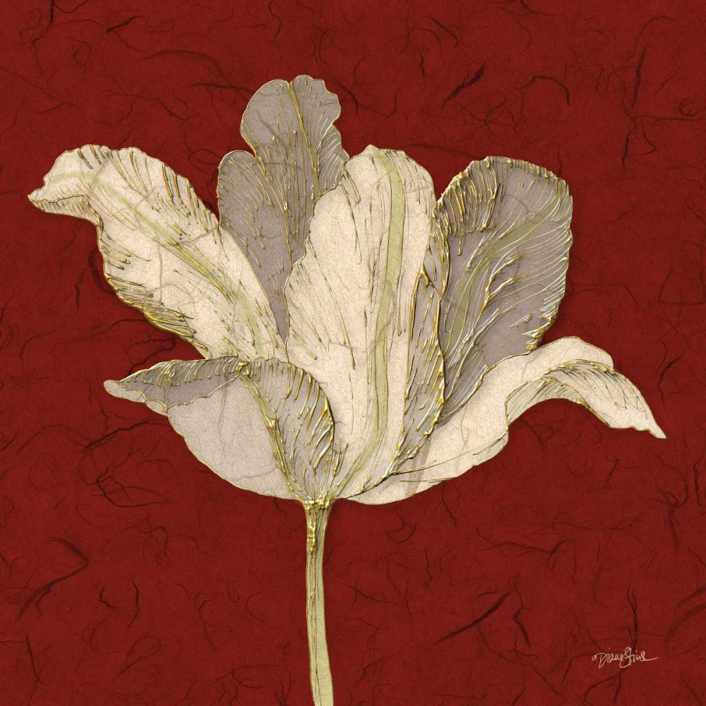 Red Behind Tulip art print by Diane Stimson for $57.95 CAD