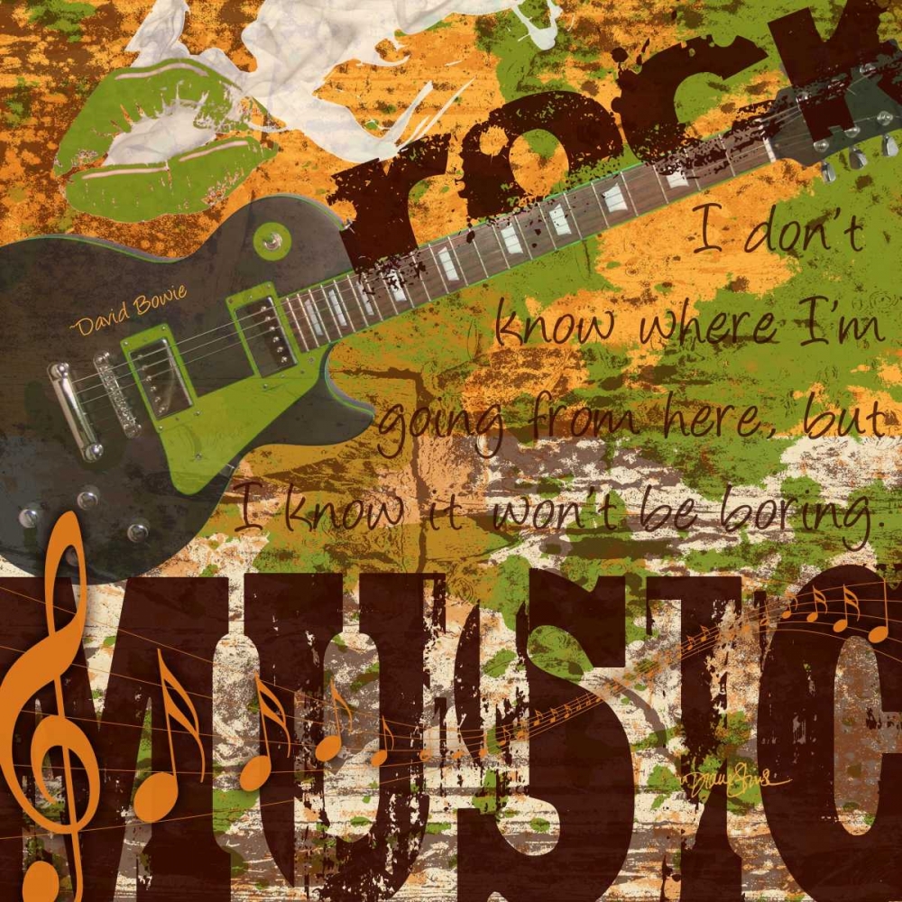 Rock Music 1 art print by Diane Stimson for $57.95 CAD