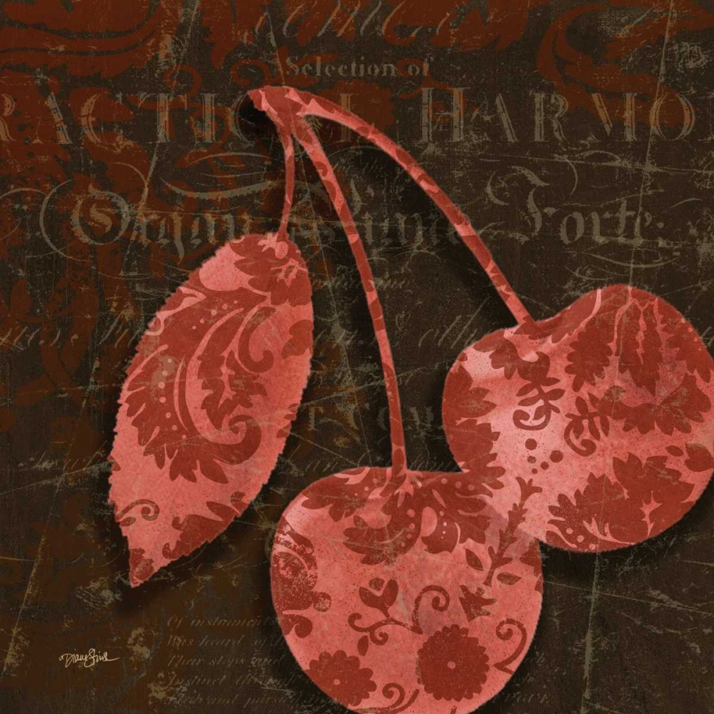 Cherry Damask art print by Diane Stimson for $57.95 CAD
