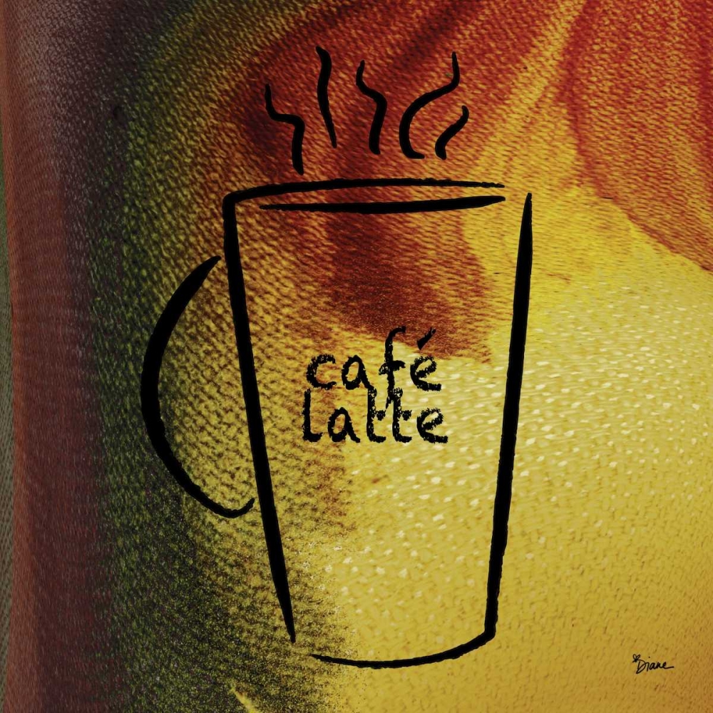 Cafe Latte art print by Diane Stimson for $57.95 CAD
