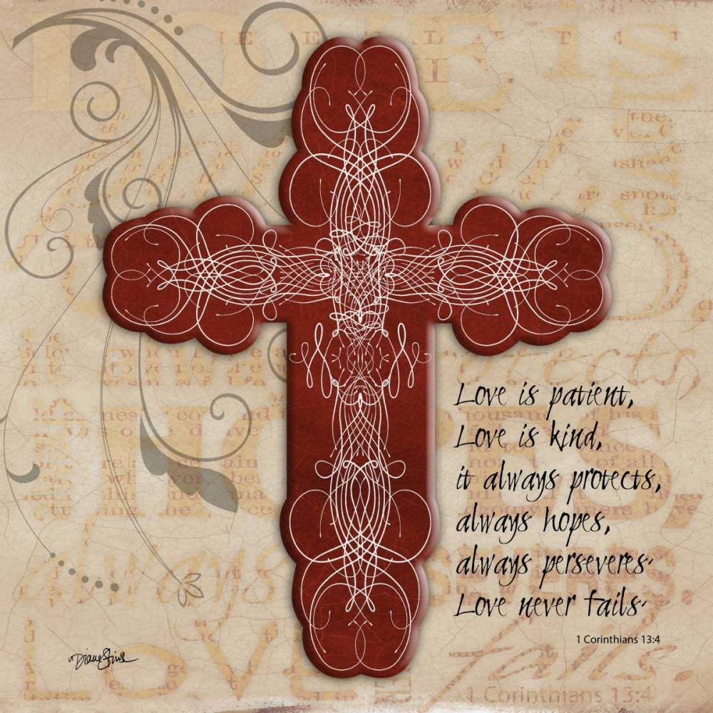 Blingy Cross 1 art print by Diane Stimson for $57.95 CAD