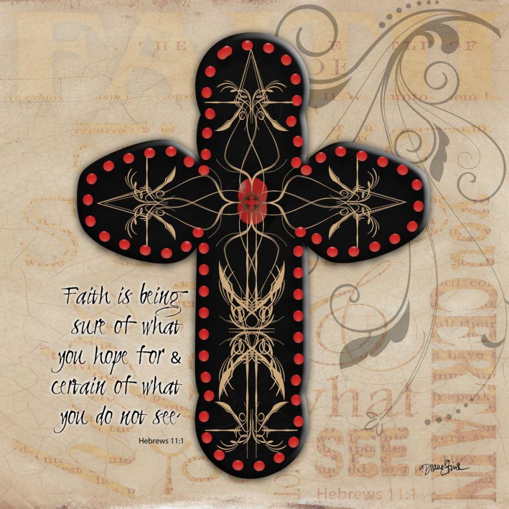 Blingy Cross 2 art print by Diane Stimson for $57.95 CAD