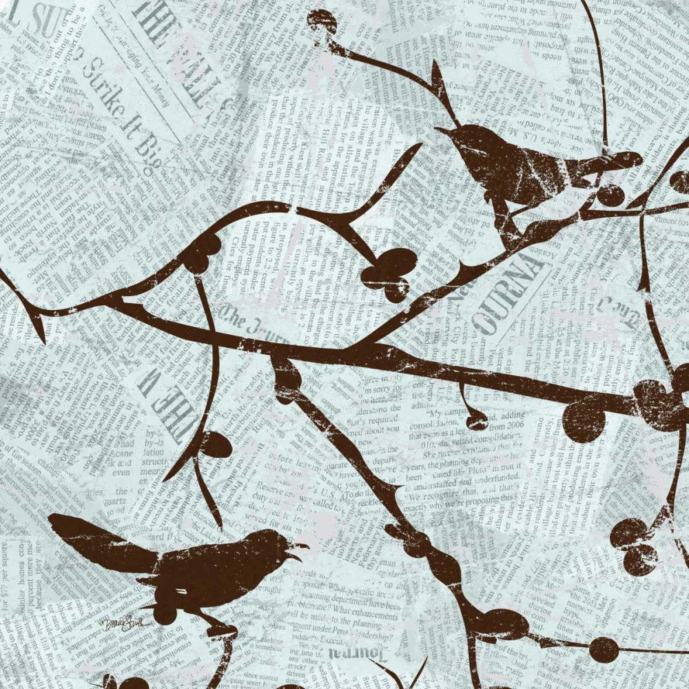 Bird Branches 1 art print by Diane Stimson for $57.95 CAD