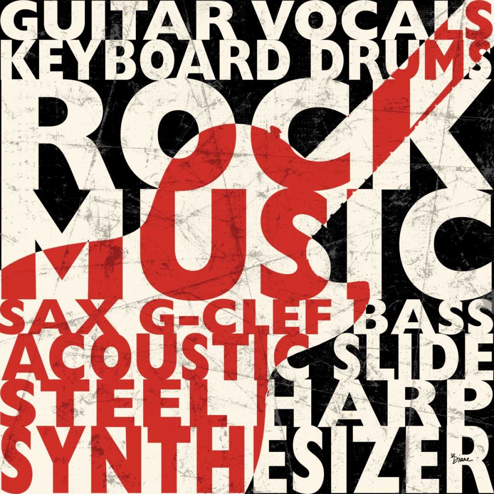 Rock Music 1 art print by Diane Stimson for $57.95 CAD